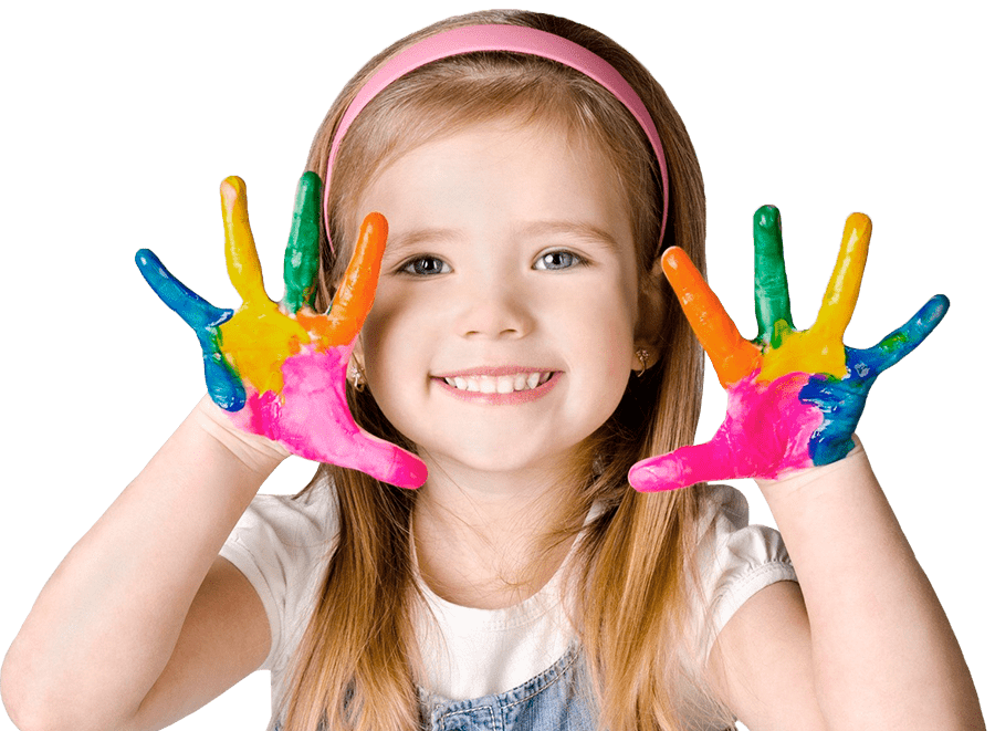 Niña en sesión ABA